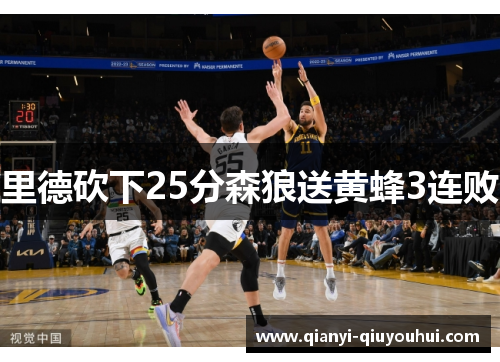 里德砍下25分森狼送黄蜂3连败